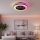 VENTELUX LED RGBW dimējams griestu gaismeklis ar ventilatoru LED/48W/230V 3000/4000/6500K Ø 48,5 cm melns + ar tālvadības pulti