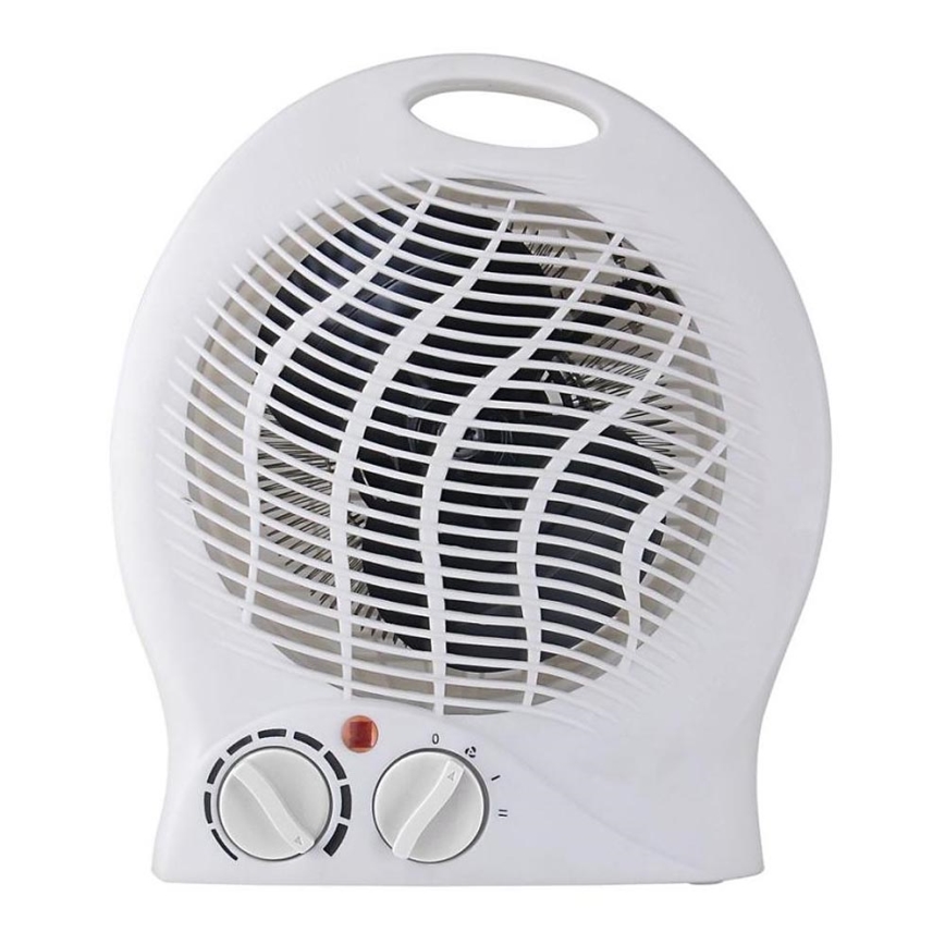 Ventilators ar sildītāju 1000/2000W/230V balts