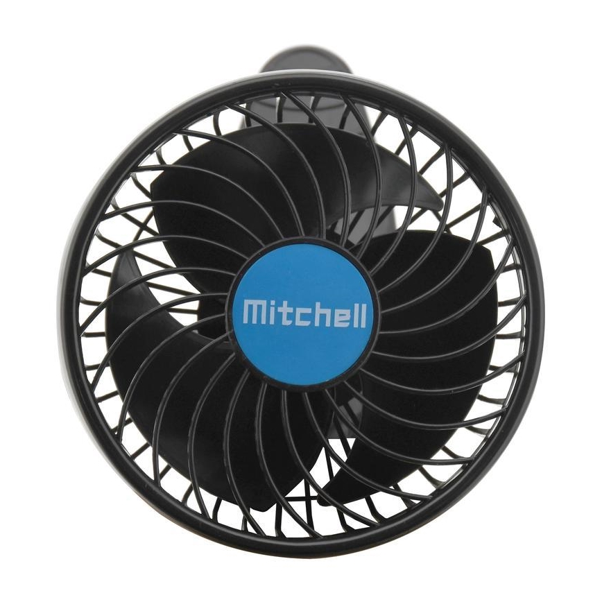 Ventilators ar stiprinājumu USB 4W/5V melna