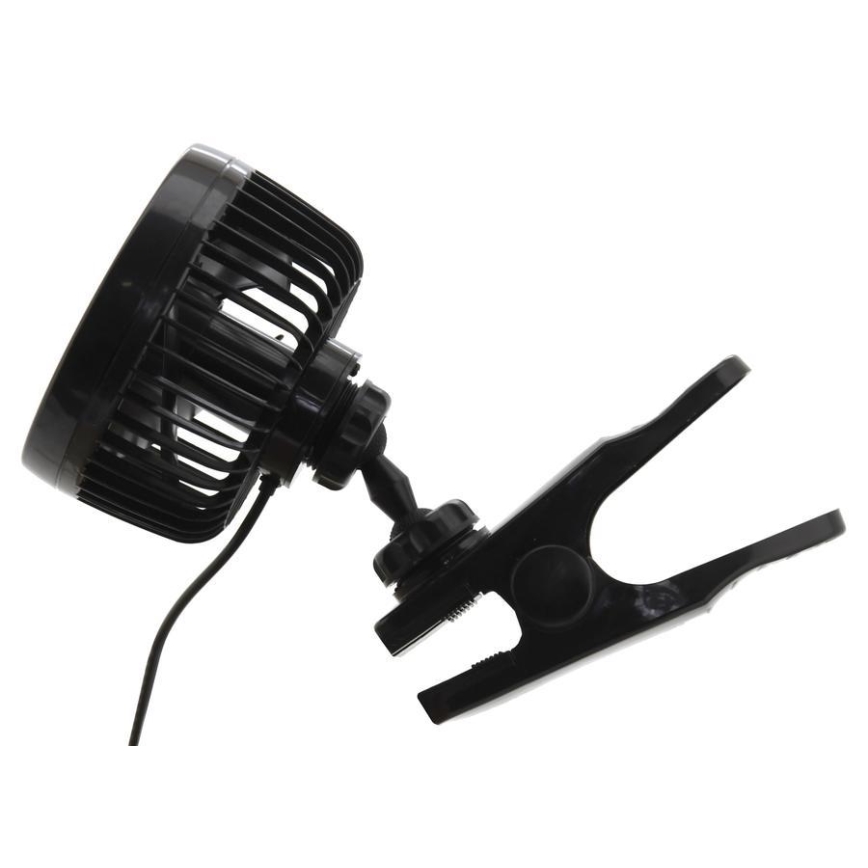 Ventilators ar stiprinājumu USB 4W/5V melna