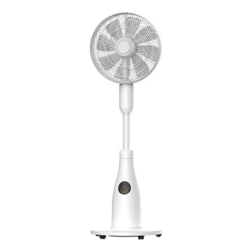 Ventilators uz statīva ar miglas efektu 50W/230V diam. 40 cm balts + tālvadība