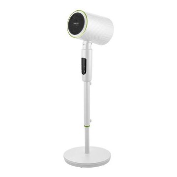 Ventilators uz statīva ar sildītāju, 50 W/2200 W/230 V, Ø 20 cm, balts