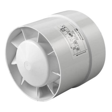 Ventilators VENTS 125 VKO caurule 12,5cm
