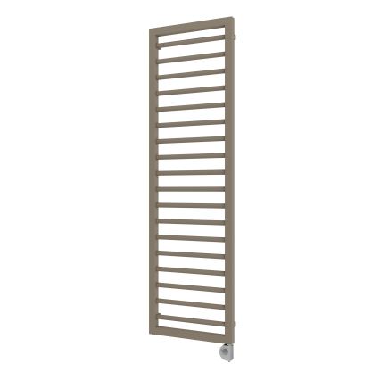 Vertaduro - ADEL vannas istabas radiators ar termostatu, 600 W, 172 x 50 cm, taupe