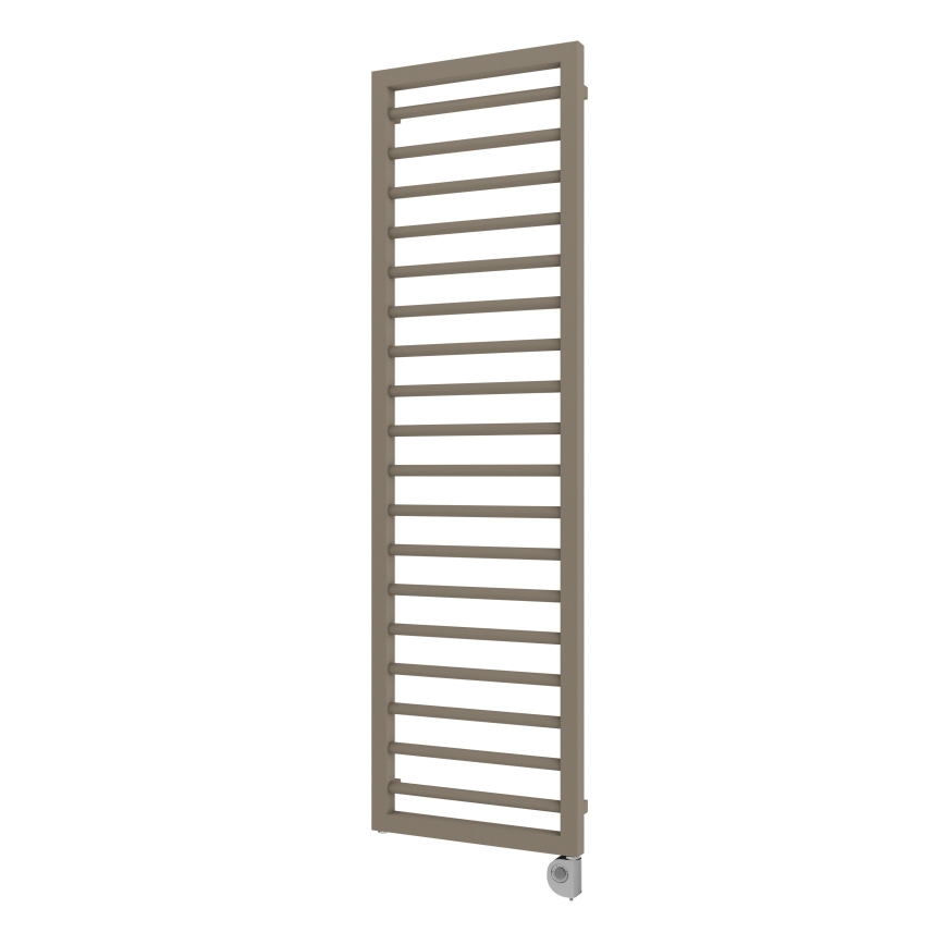 Vertaduro - ADEL vannas istabas radiators ar termostatu, 600 W, 172 x 50 cm, taupe