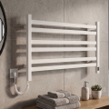 Vertaduro - Elektriskais dvieļu žāvētājs ar termostatu AVA 181W/230V 50x90 cm IP44 balts kreisais