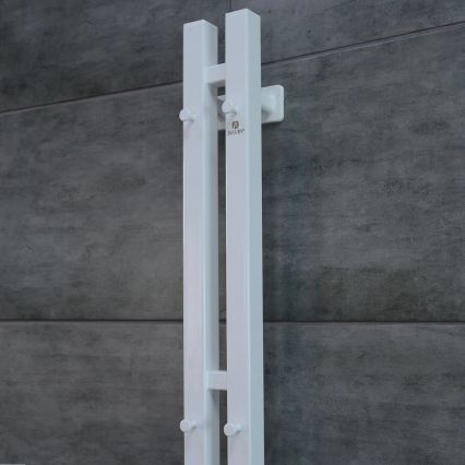 Vertaduro - Elektriskais dvieļu žāvētājs ar termostatu VEO 70W/230V 120x9 cm IP44, balts, labais