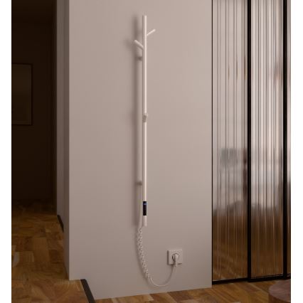 Vertaduro - Elektriskais dvieļu žāvētājs MEDA 37W 118x16 cm balts