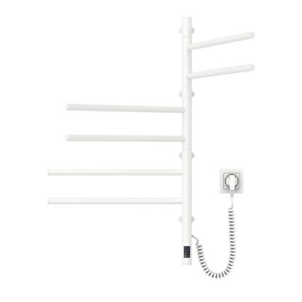 Vertaduro - Elektriskais rotējošais dvieļu žāvētājs ar termostatu ARA 105W/230V 80x49 cm IP44 balts