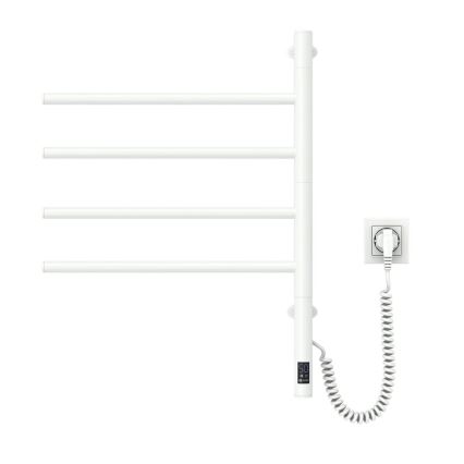 Vertaduro - Elektriskais rotējošais dvieļu žāvētājs ar termostatu ARA 60W/230V 65x49 cm IP44 balts