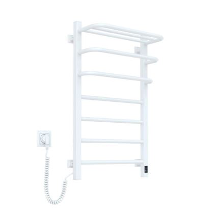Vertaduro - Elektrisks dvieļu žāvētājs ar termostatu DOR 155W/230V 80x48 cm IP44 balts kreisais
