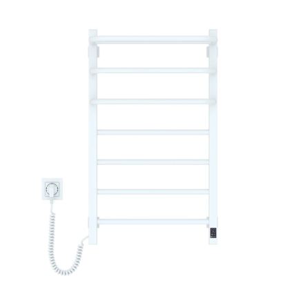 Vertaduro - Elektrisks dvieļu žāvētājs ar termostatu DOR 155W/230V 80x48 cm IP44 balts kreisais