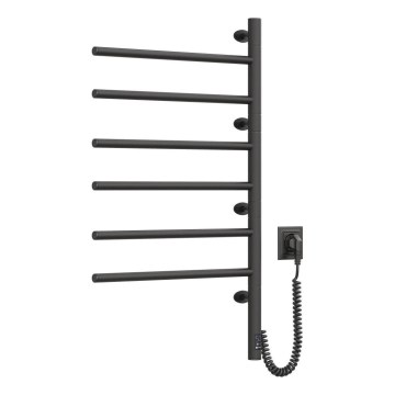 Vertaduro - Elektrisks grozāms dvieļu žāvētājs ar termostatu ARA 105W/230V 82x49 cm IP44 melns