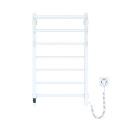 Vertaduro - Elektriskais dvieļu žāvētājs ar termostatu DOR 155W/230V 80x48 cm IP44 balts labais