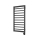 Vertaduro - Vannas istabas radiators ar termostatu ADEL 400W 100x50 cm antracīts