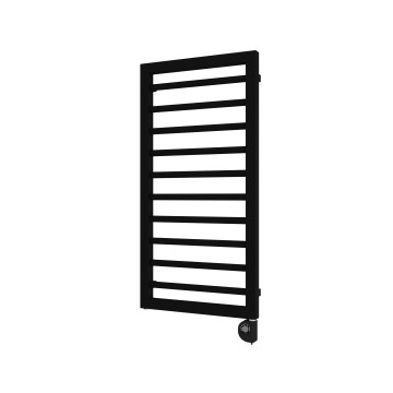 Vertaduro - Vannas istabas radiators ar termostatu ADEL 400W 100x50 cm melns