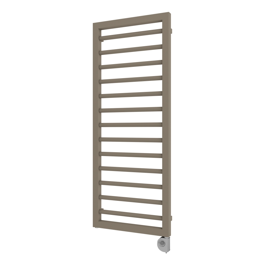 Vertaduro - Vannas istabas radiators ar termostatu ADEL 600W 128x50 cm taupe