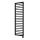 Vertaduro - vannas istabas radiators ar termostatu ADEL 600W 172x50 cm melns