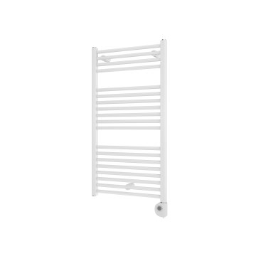 Vertaduro - vannas istabas radiators ar termostatu DENISE, 400 W, 94 x 50 cm, balts