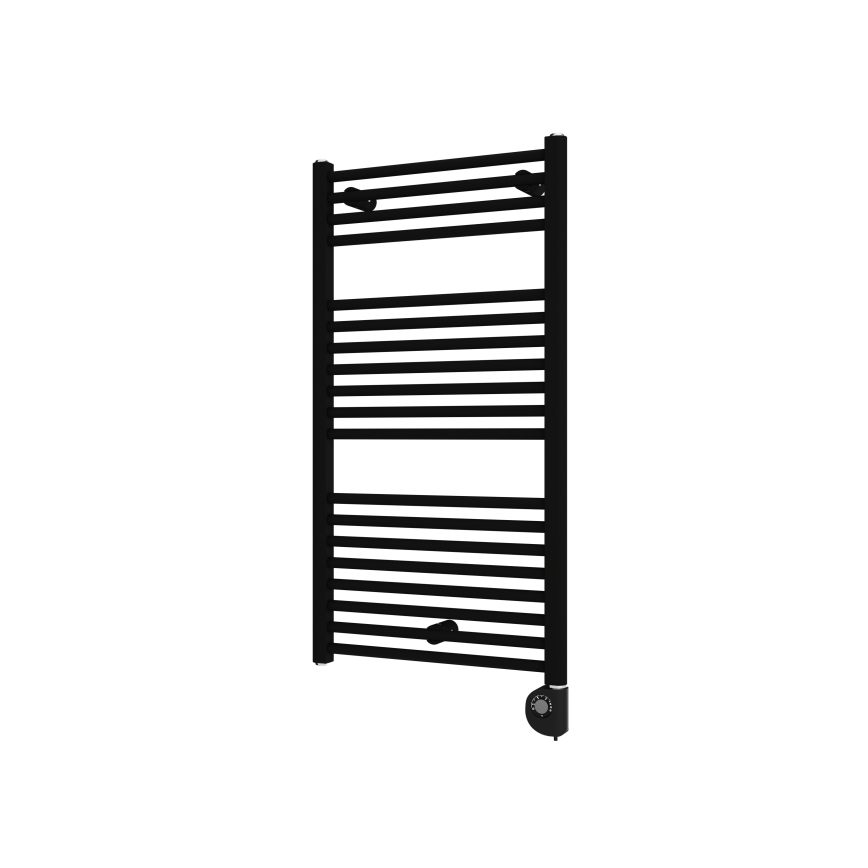 Vertaduro - Vannas istabas radiators ar termostatu DENISE 400W 94x50 cm melns