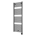 Vertaduro - vannas istabas radiators ar termostatu DENISE 600W 154x50 cm antracīts