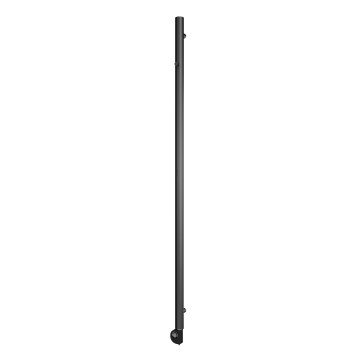 Vertaduro - Vannas istabas radiators ar termostatu ERDA 400W 180x5 cm antracīts