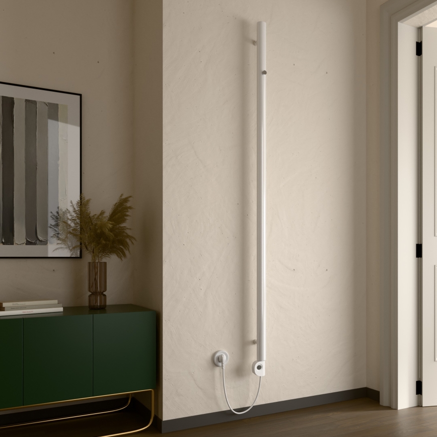Vertaduro - Vannas istabas radiators ar termostatu ERDA 400W 180x5 cm balts