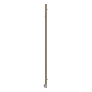 Vertaduro - Vannas istabas radiators ar termostatu ERDA 400W 180x5 cm taupe