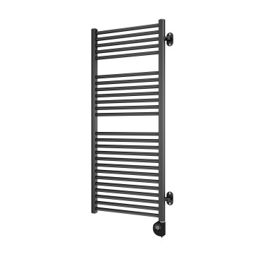 Vertaduro - Vannas istabas radiators ar termostatu MEG 600W 118x50 cm antracīts