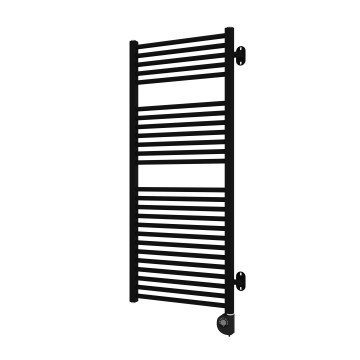 Vertaduro - Vannas istabas radiators ar termostatu MEG 600W 118x50 cm melns