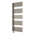 Vertaduro - Vannas istabas radiators ar termostatu MICHELLE 600W 129x50 cm pelēkbrūns