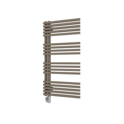 Vertaduro - Vannas istabas radiators ar termostatu MICHELLE 600W 97x50 cm taupe
