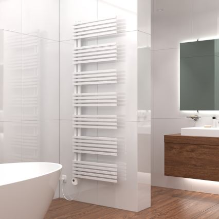 Vertaduro - Vannas istabas radiators ar termostatu MICHELLE 900 W 177x50 cm balts