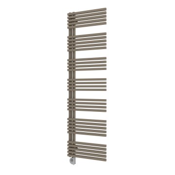 Vertaduro - Vannas istabas radiators ar termostatu MICHELLE 900W 177x50 cm taupe