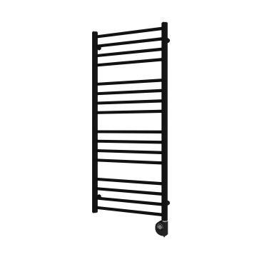 Vertaduro - Vannas istabas radiators ar termostatu SIMONE 400W 114x50 cm melns