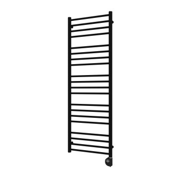 Vertaduro - Vannas istabas radiators ar termostatu SIMONE 600W 144x50 cm melns