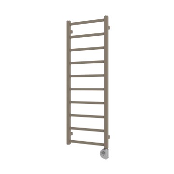 Vertaduro - vannas istabas radiators ar termostatu ZOE, 400 W, 114 x 40 cm, taupe