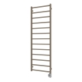 Vertaduro - Vannas istabas radiators ar termostatu ZOE, 400 W, 150 x 50 cm, taupe