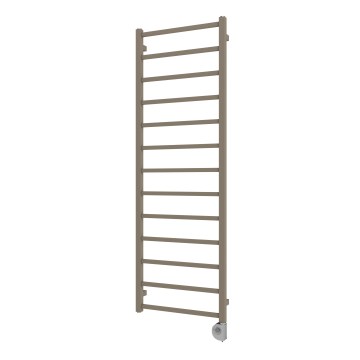 Vertaduro - Vannas istabas radiators ar termostatu ZOE, 400 W, 150 x 50 cm, taupe