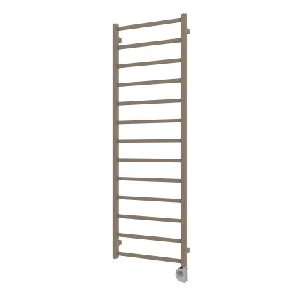 Vertaduro - Vannas istabas radiators ar termostatu ZOE, 400 W, 150 x 50 cm, taupe