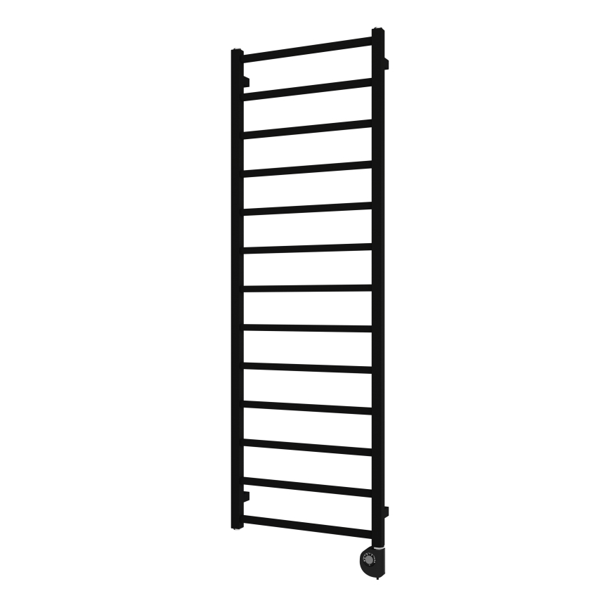 Vertaduro - Vannas istabas radiators ar termostatu ZOE 400W 150x50 cm melns