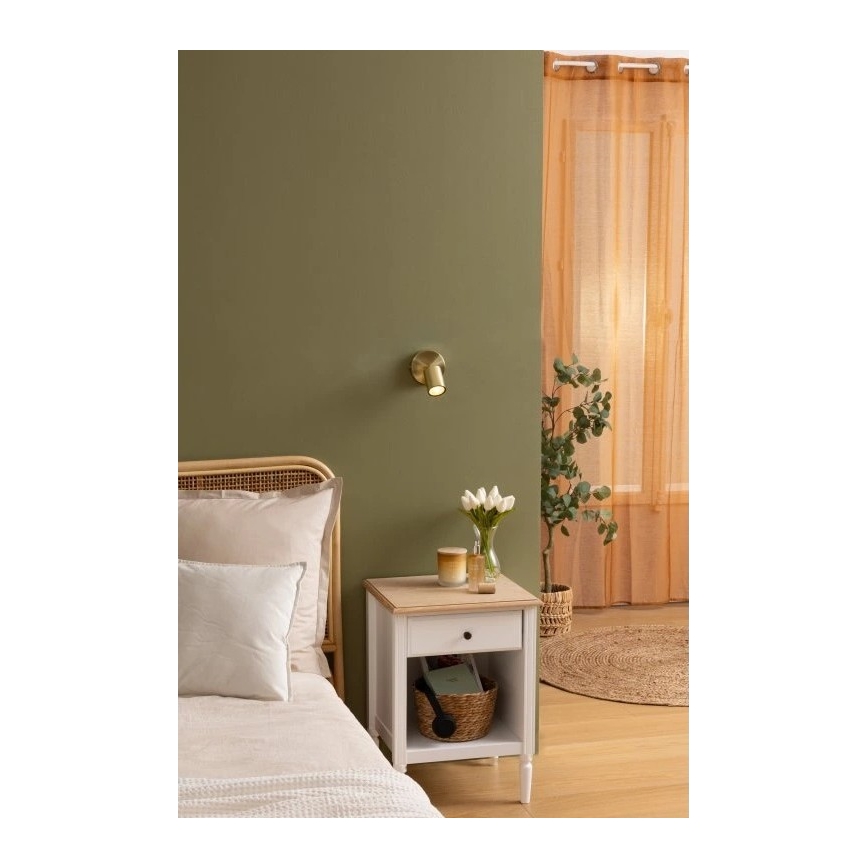 VICO 1xGU10/25W/230V zlatā sienas punktveida gaismeklis Atmosphera