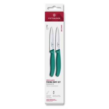 Victorinox - Dārzeņu nažu komplekts SWISS CLASSIC 10 cm 2 gab. tirkīza