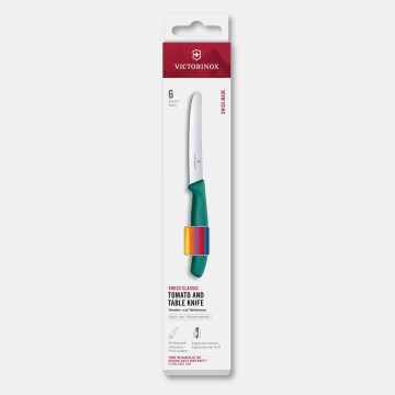 Victorinox - Dārzeņu nažu komplekts SWISS CLASSIC 11 cm, 6 gab., daudzkrāsains