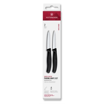 Victorinox - Dārzeņu nažu komplekts SWISS CLASSIC, 8 cm, 2 gab., melns