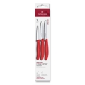 Victorinox - Dārzeņu virtuves nažu komplekts SWISS CLASSIC, 3 gab., sarkans