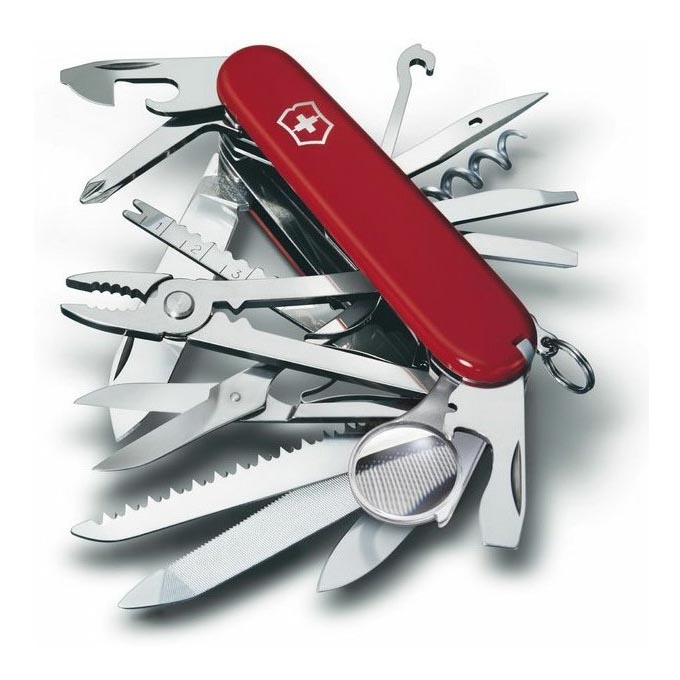 Victorinox - Daudzfunkcionāls kabatas nazis 9,1 cm/33 funkcijas sarkans