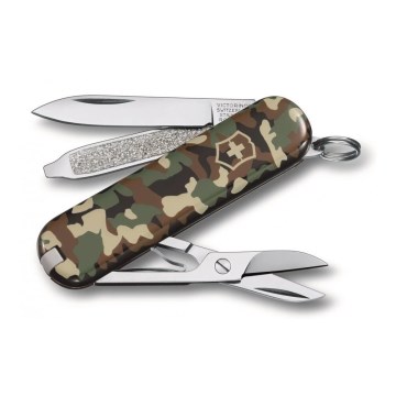 Victorinox - Daudzfunkcionāls kabatas nazis CLASSIC SD 5,8 cm/7 funkcijas kamuflāža