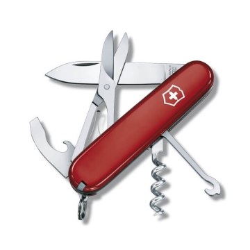 Victorinox - Daudzfunkcionāls kabatas nazis COMPACT 9,1 cm/15 funkcijas sarkana