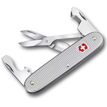 Victorinox - Daudzfunkcionāls kabatas nazis COMPANION SLIM ALOX 9,3 cm/6 funkcijas sudraba